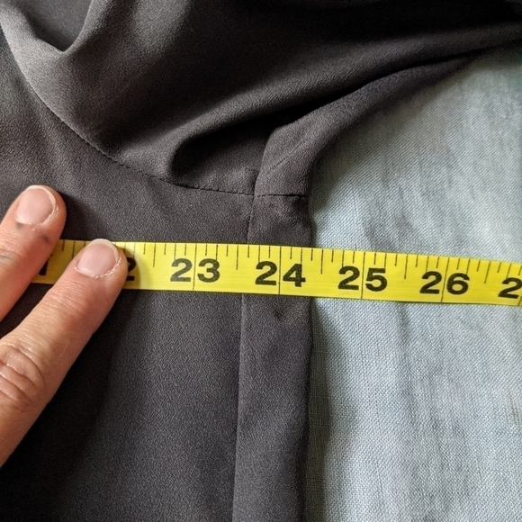 DKNY charcoal grey silky camp shirt XL - Picture 14 of 15